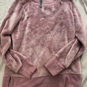 GAIAM Soft Pink Fleece Pullover